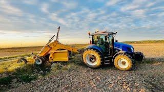 LAZERLİ TESVİYE ZAMANI | NEW HOLLAND TR6.120 + İLGİ 4.5 metre