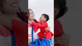 姐姐嫌弃弟弟#火影忍者 #家庭 #小蚂蚁