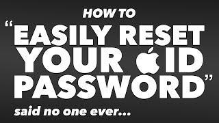 How to RESET your Apple Account ID PASSWORD on your iPhone, iPad and Mac!