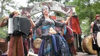 Gypsy Woman dances and floats for "Wine & Alchemy"