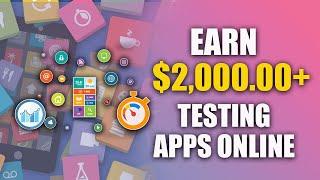 Earn $2000+ Testing Apps Online 2023 (Earn PayPal Money)