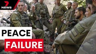 Israel and Lebanon peace plan killed off by Israeli Prime Minister | 7NEWS