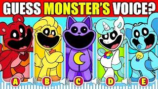 IMPOSSIBLE  Guess The Voice! | Smiling Critters , POPPY PLAYTIME CHAPTER 3, Billie Bust Up Monsters