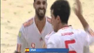 Overhead Goal by  Amarelle Spain - Ukraine Beach Soccer (Football)