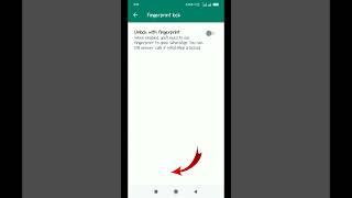 How to set up fingerprint Lock in WhatsApp