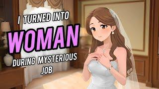 From Male To Bridal During Mysterious Job | Tg Tf | Gender Bender | Tg Captions | Tg Transformation