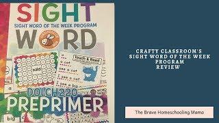 THE CRAFTY CLASSROOM'S SIGHT WORD OF THE WEEK PROGRAM