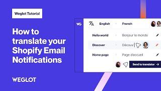 How to translate your Shopify Email Notifications