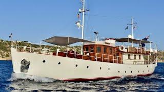 €4 Million Classic Superyacht Tour : 1935/2024 26 Metre Yarrow & Co.