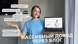 Как я создала себе пассивный доход через блог | Автоматизация продаж