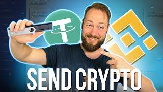 How to Send Tether (USDT) or any Crypto to Binance from Ledger Live