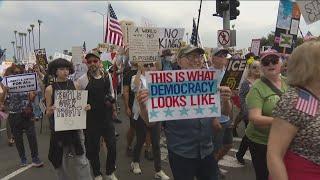 More than 60,000 march in downtown San Diego 'No Kings' protest