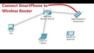 How to Connect Smartphone to Wireless Router in Packet Tracer