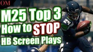Madden 25 Next Gen | Top 3 How to STOP HB SCREEN PLAYS | Operation Madden