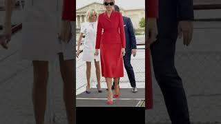Melania Trump’s red high heels are amazing & cool #amazing #youtubeshorts #shorts
