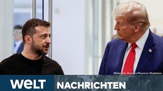 UKRAINE-KRIEG: "Es braucht zwei für einen Tango" – Trump trifft sich mit Selenskyj | WELT STREAM