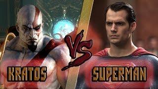 Кратос vs Супермен / Kratos (God of War) vs Superman (DC) - Кто Кого? [bezdarno]