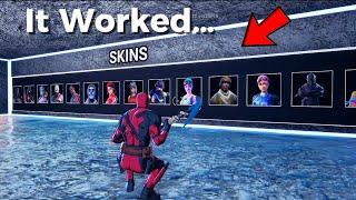 Testing FREE Skin Maps In Fortnite… (ACTUALLY WORKS)