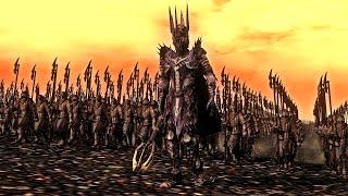 Saurons legions Vs Elves of Middle Earth | 30,000 Unit Lord of the Rings Cinematic Battle