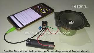 Audio Amplifier with Single Transistor