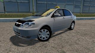 City Car Driving 1.5.7 Toyota Corolla E120 TAXI