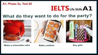 IELTS Life Skills A1 Listening Test 20  ►  New 2025 