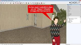 SketchUp Pro 2020 - Etiketter (Tags) och Strukturhanterare (Outliner)