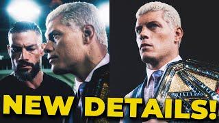 Truth Behind WWE “Cinema” - Epic Cody Rhodes, Roman Reigns Segment