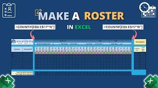 Make Employee Roster Template in Excel