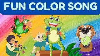 The Color Song - Children's Music, Kids Music Rosalie Moscoe (Activity Song)