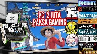 RAKIT PC MURAH 2024...! PROCESSOR CORE i5 2400 DAN VGA GTX 750 Ti 2GB PAKAI DANA THR 2 JUTA SAJA