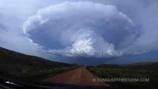 Explosive Supercell Time-Lapse, Miles City, MT 5-20-2020