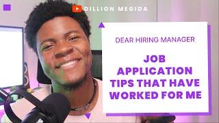 Job Application Tips That Have Worked For Me