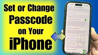 How to Set or Change the Passcode on Your iPhone (2024)