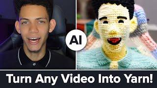 ​​Turn Any Video Intro Crochet Yarn With AI Generative Video To Video