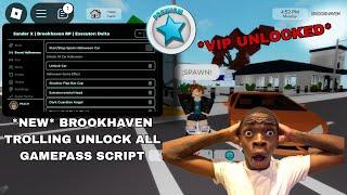 *NEW* Brookhaven Unlock All Gamepass Script | Sander X  Fluxus,Hydrogen,Delta,Arceus X Mobile Hacks