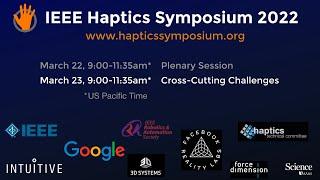 IEEE Haptics Symposium 2022: Cross-Cutting Challenges