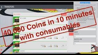 Fifa 20 FUT - Make 40.000 coins in 10 minutes with consumables | with Proof | Use Futinator