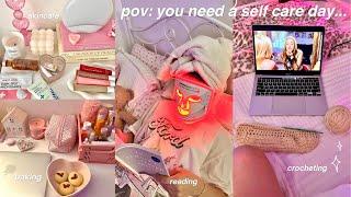 self care vlog 🫧 skincare, reading, wellness