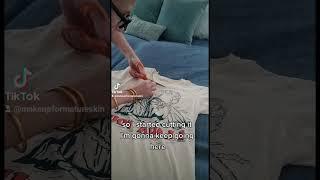 CUTTING UP️MY T-SHIRT