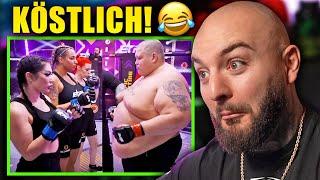 FREAKSHOW! 3 FRAUEN gegen 200KG FETTSACK! Der LUSTIGSTE Kampf aller Zeiten..  RINGLIFE