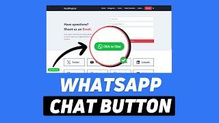 WhatsApp Chat Button for Blogger & WordPress (LightWeight)