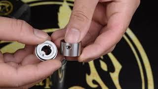 coolvape Hellfire Maverick 22mm rda Single Coil rda with bf pin Atomizer RDA airflow control design