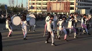 Stockton warmups 2023 James Logan Winter Percussion Ensemble