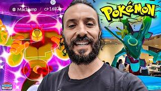 Gigantamax Machamp Raid Day in Tokyo – Shiny Hunt + Pokémon Center Visit!