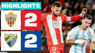 UD ALMERÍA 2 - 2 MÁLAGA CF I HIGHLIGHTS LALIGA HYPERMOTION