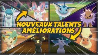 NOUVEAUX TALENTS et AMÉLIORATIONS pour les 8 ÉVOLITIONS