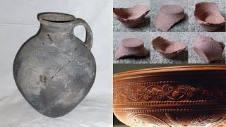 Roman Pottery Found While Metal Detecting
