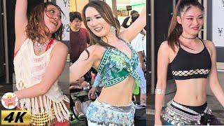 【4K】ナイトベリーダンスパレード　ひらまぎんざサマーフェスタ #1　ベリーダンス　Belly Dance in Japan　2024