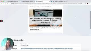 How to Fix Link Preview Not Showing Up Correctly in Facebook, LinkedIn or Twitter